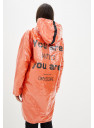 Orange raincoat
