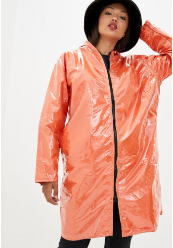 Orange raincoat