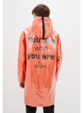 Orange raincoat