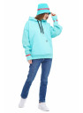 Turquoise hoodie