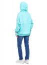 Turquoise hoodie