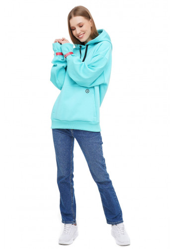 Turquoise hoodie