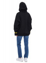 Women's black hoodie