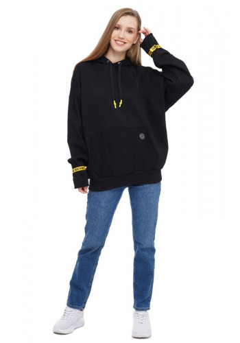 Women's black hoodie