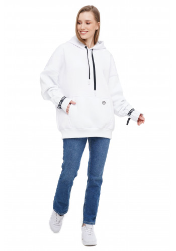 White women's hoodie