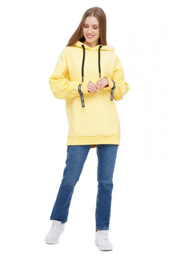 Women's yellow hoodie