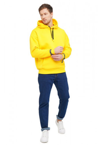 Men's yellow hoodie