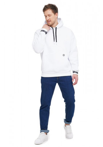 White men's hoodie