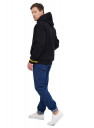 Black men's hoodie