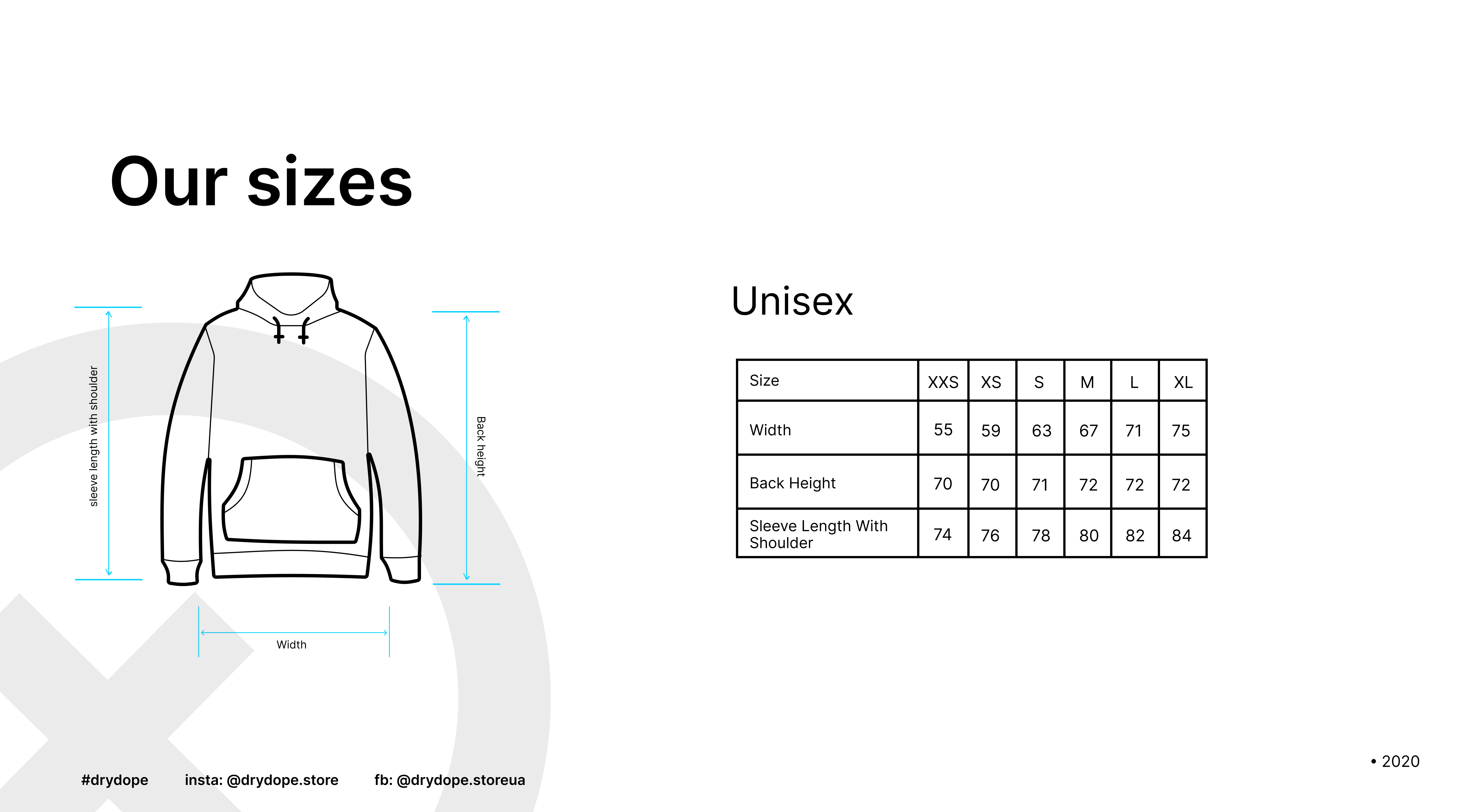 sizes